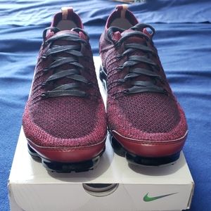 Nike vapormax nrg mens size 9 gold red burgundy